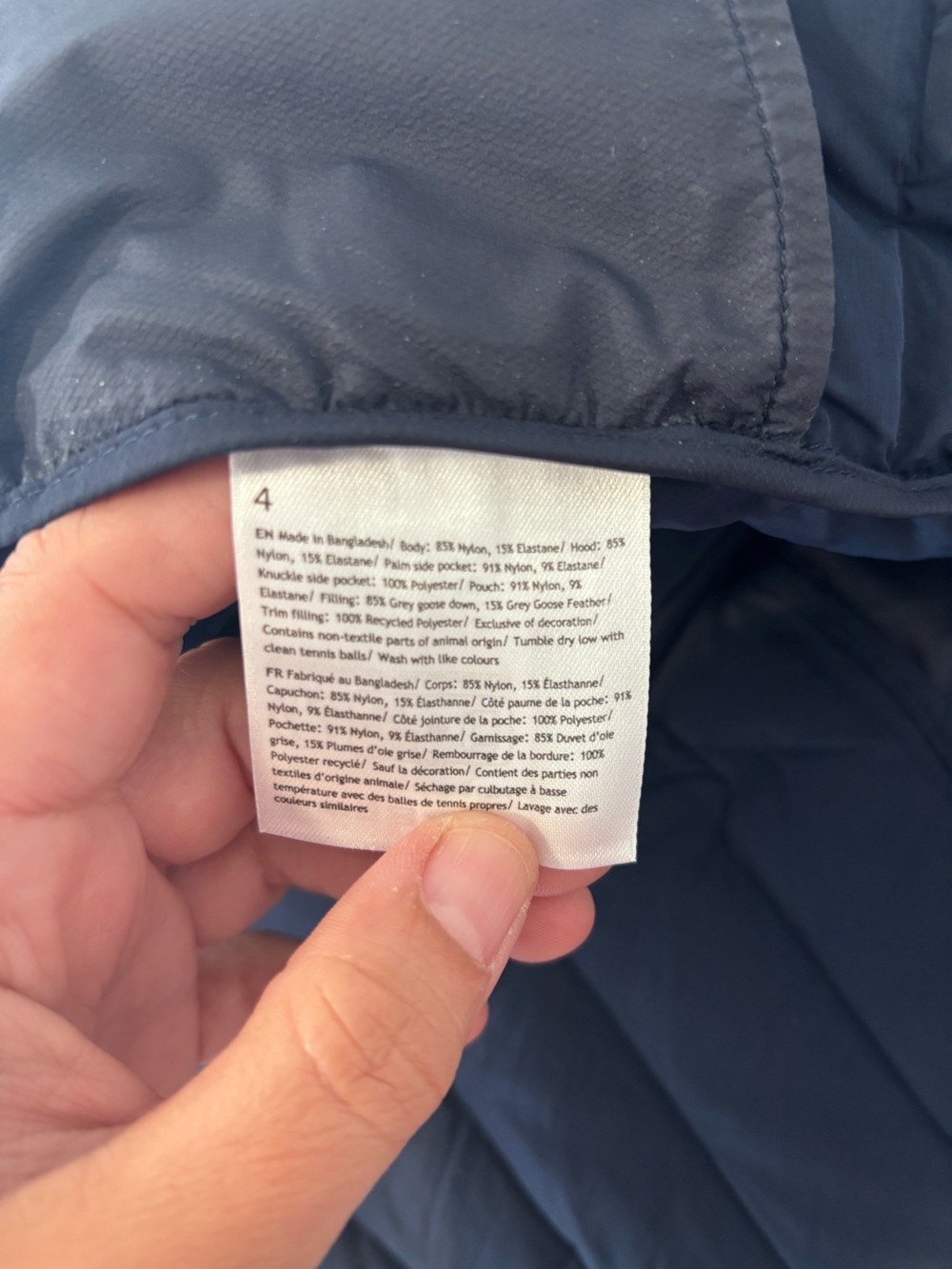 Lululemon Pack It Down Long Jacket in true navy size 4 - Picture 12 of 12